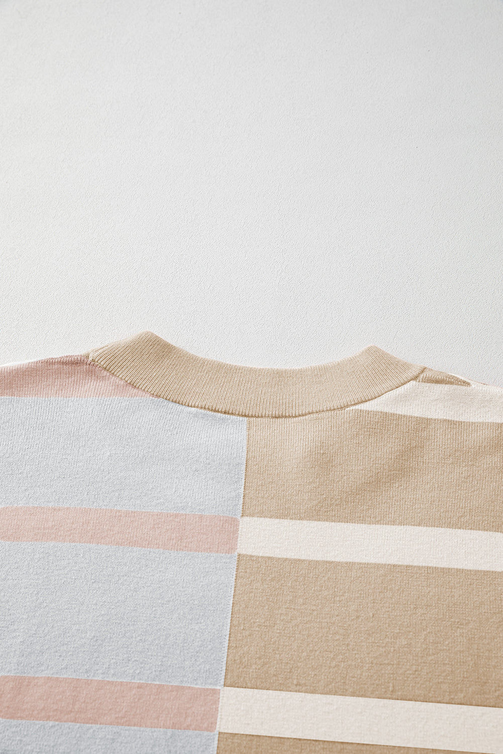 Stripe Colorblock Oversized Sweater
