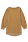 Crinkle Splicing Raw Hem High Low Oversized Blouse