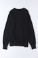 Pink Drop Shoulder Ribbed Trim Oversized Sweatshirt