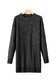 Cable Knit Drop Shoulder Loose Fit Sweater Dress