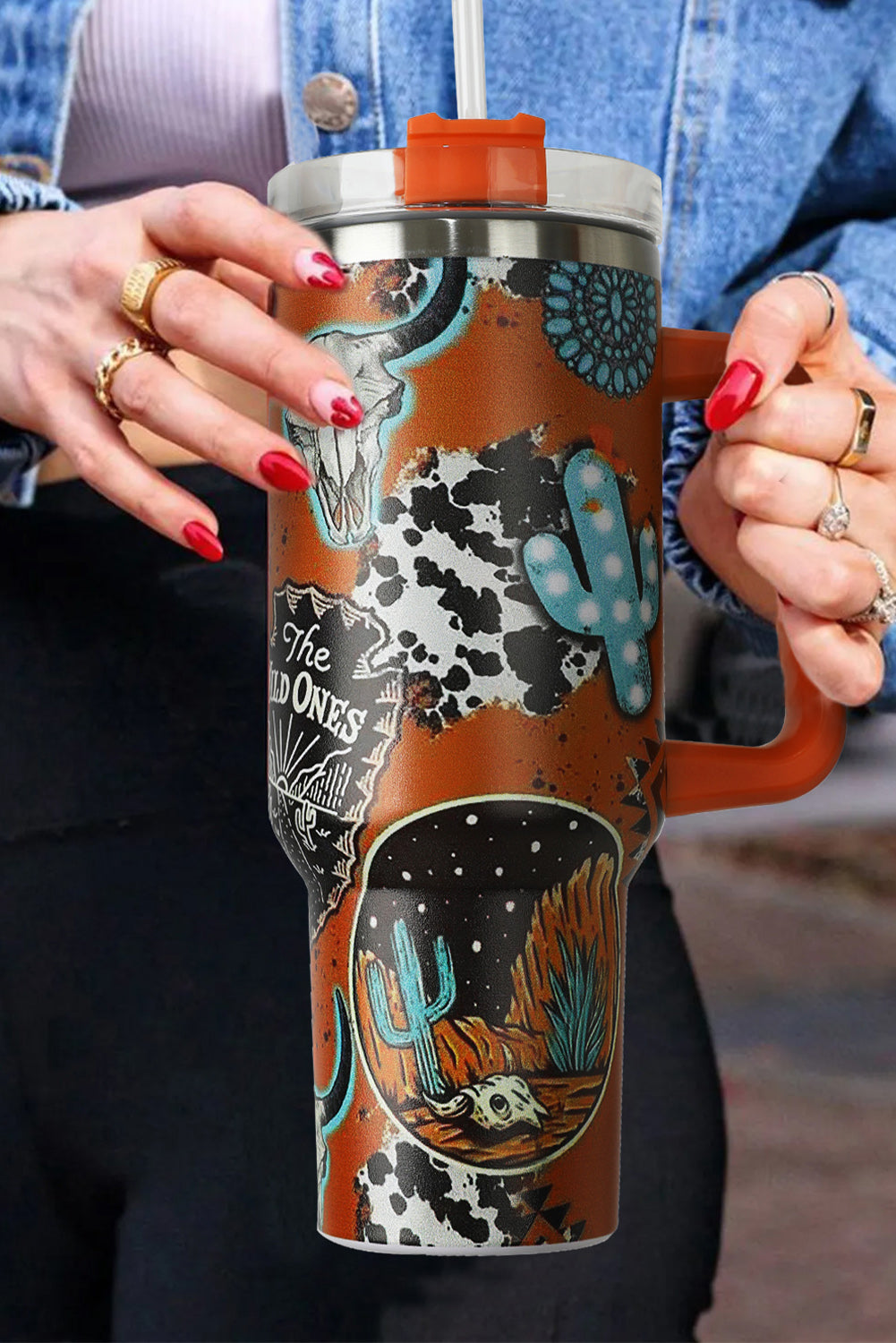 Halloween 304 Stainless Steel Insulated Handle Tumbler