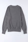 Pink Drop Shoulder Ribbed Trim Oversized Sweatshirt